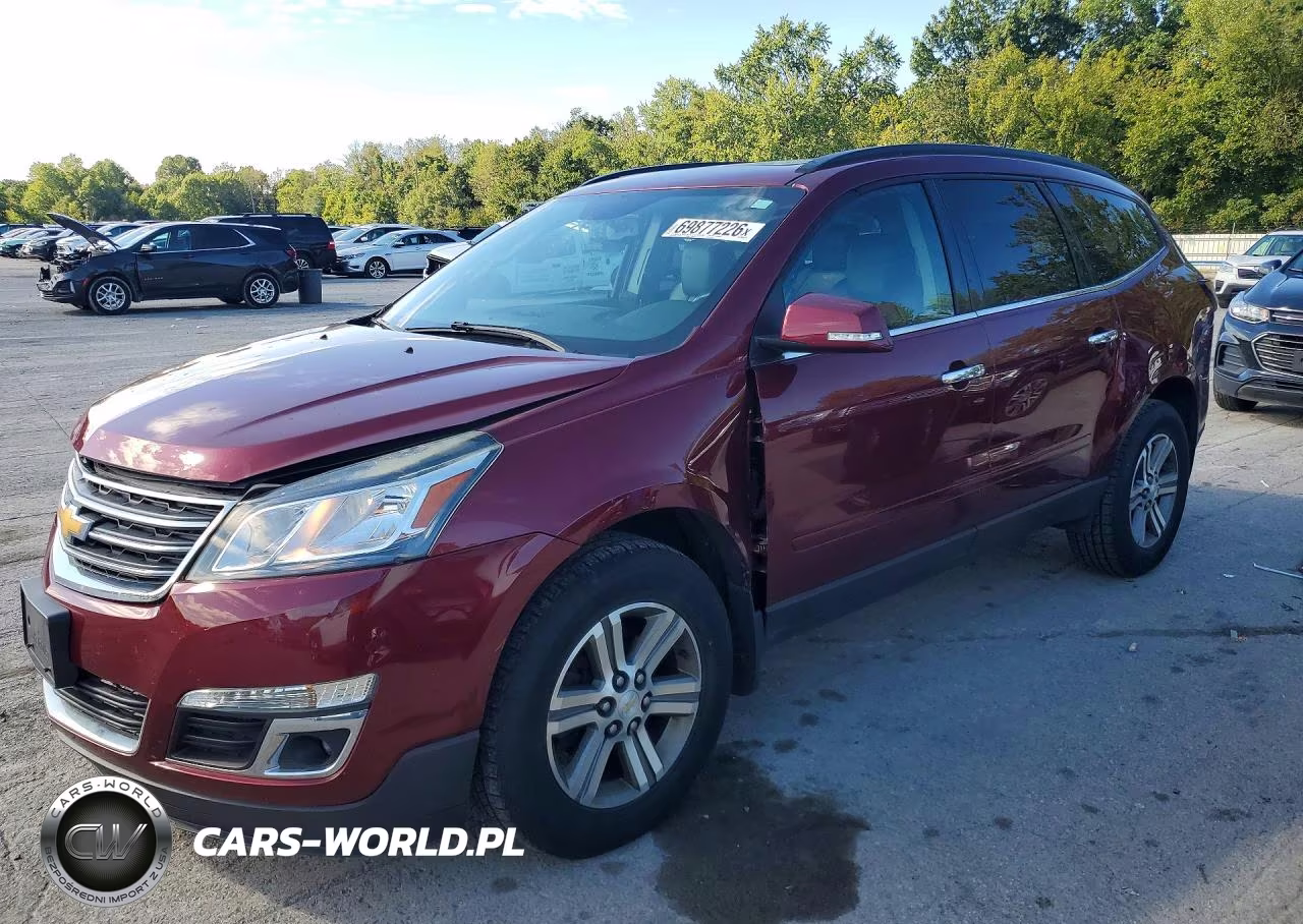 2016 Chevrolet Traverse Lt VIN:1GNKRHKD1GJ201530 - 1