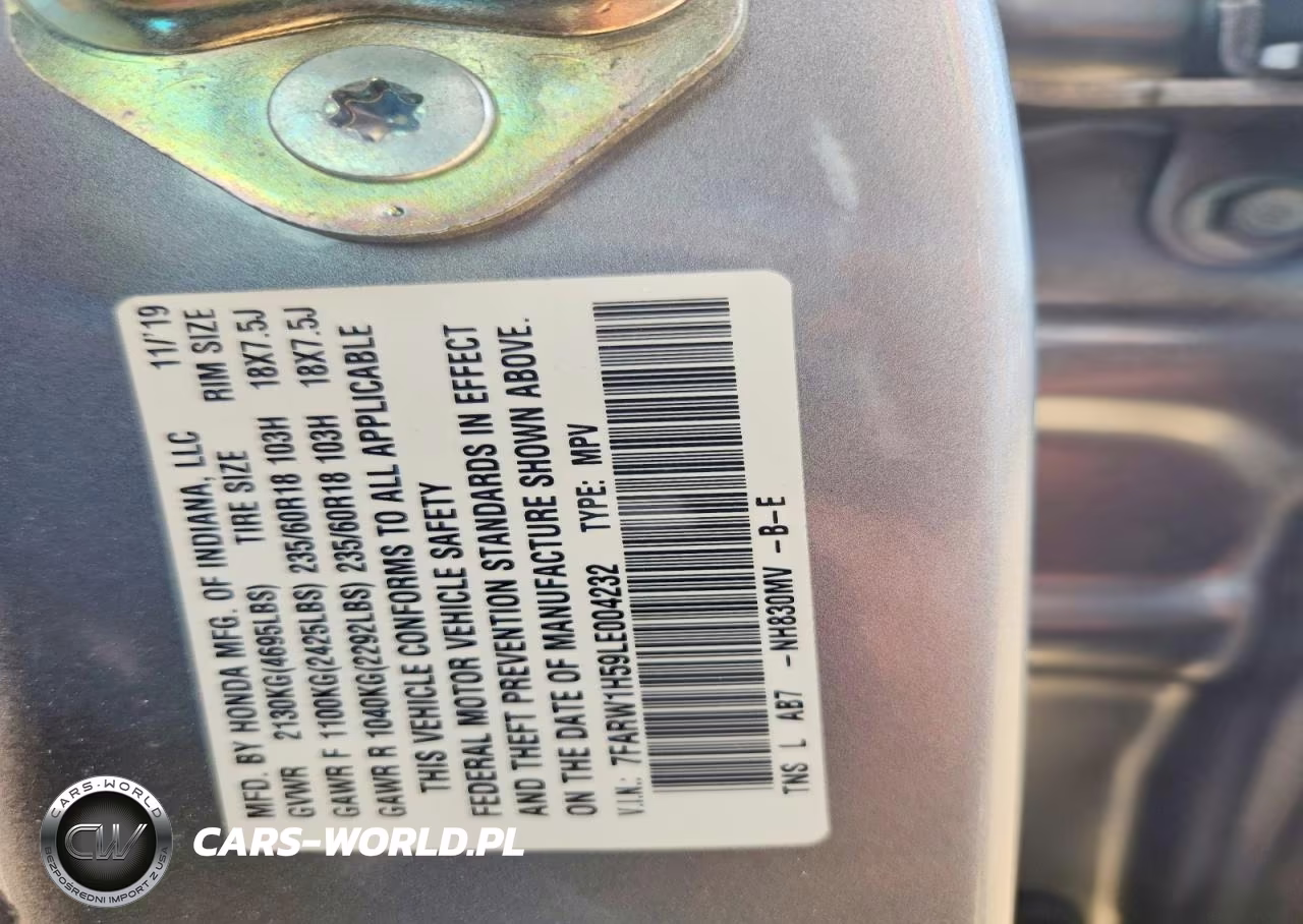 2020 Honda Cr-V Ex VIN:7FARW1H59LE004232 - 13