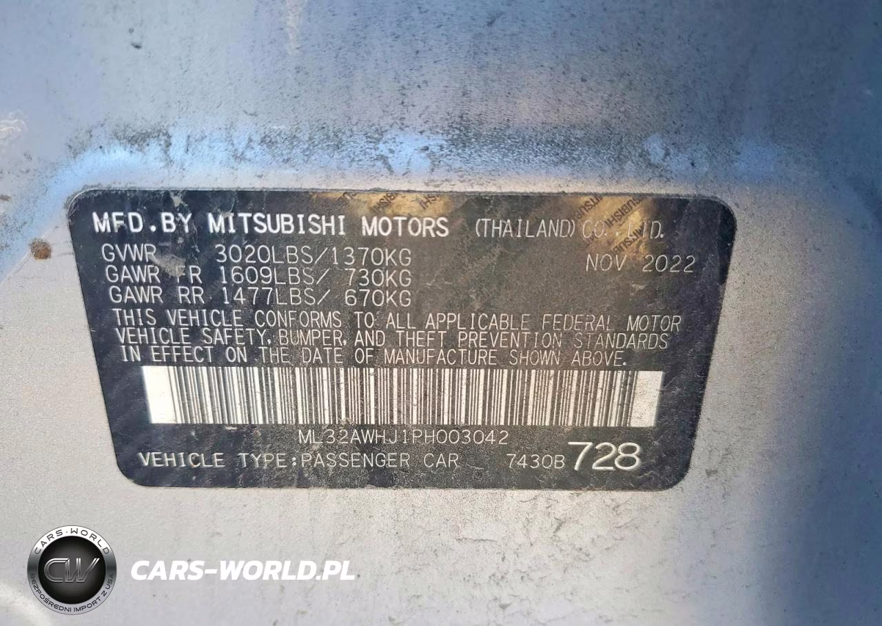 2023 Mitsubishi Mirage Se VIN:ML32AWHJ1PH003042 - 13