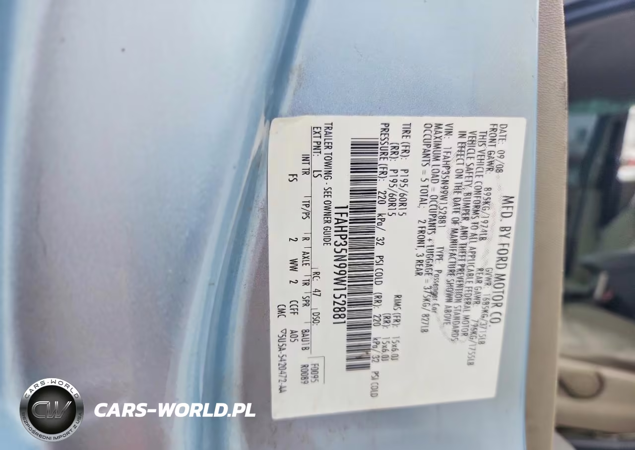 2009 Ford Focus Se VIN:1FAHP35N99W152881 - 12