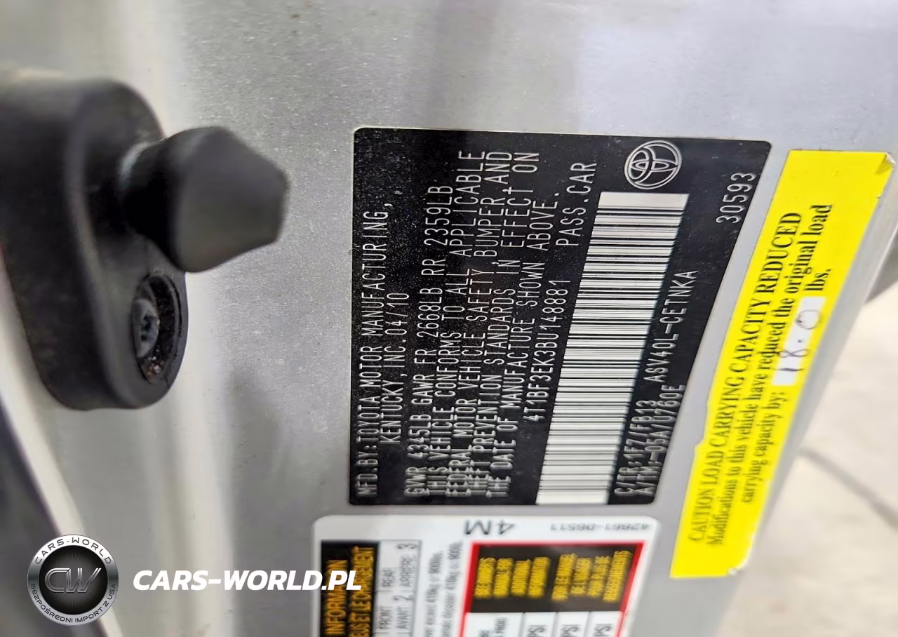 2011 Toyota Camry Le VIN:4T1BF3EK3BU148881 - 12