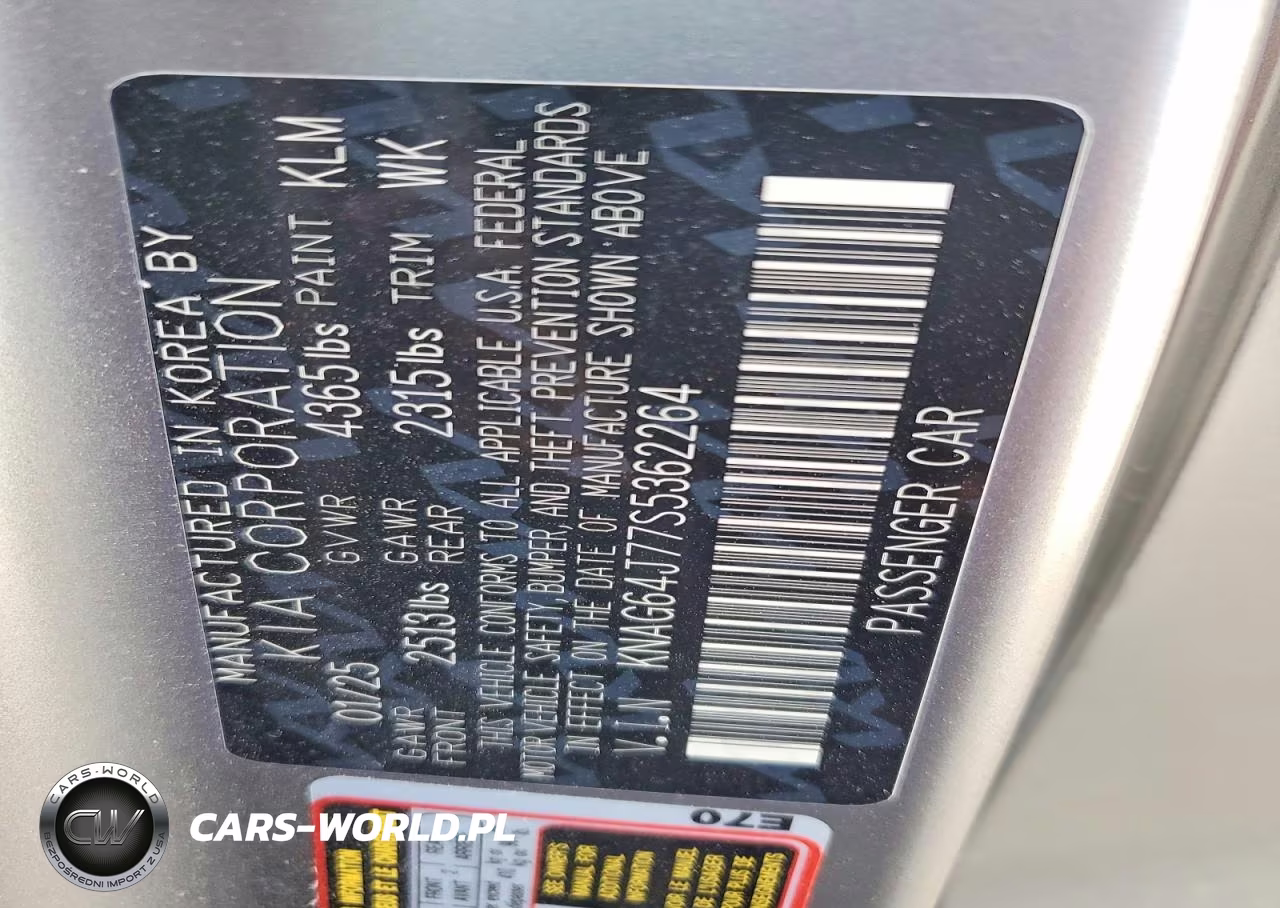 2025 Kia K5 Gt Line VIN:KNAG64J77S5362264 - 12