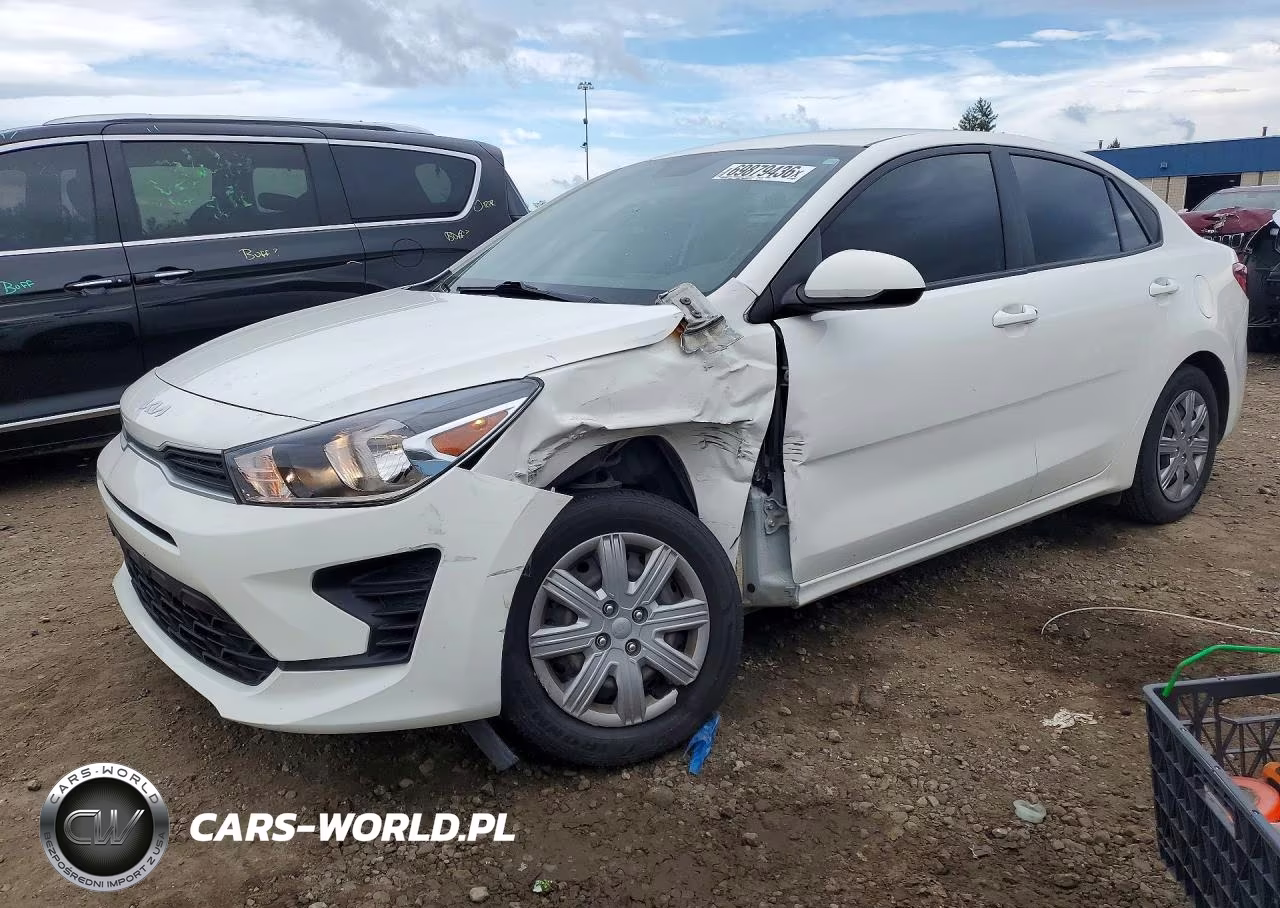2022 Kia Rio Lx VIN:3KPA24AD8NE438125 - 1