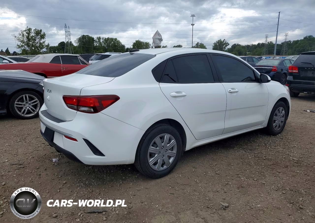2022 Kia Rio Lx VIN:3KPA24AD8NE438125 - 3