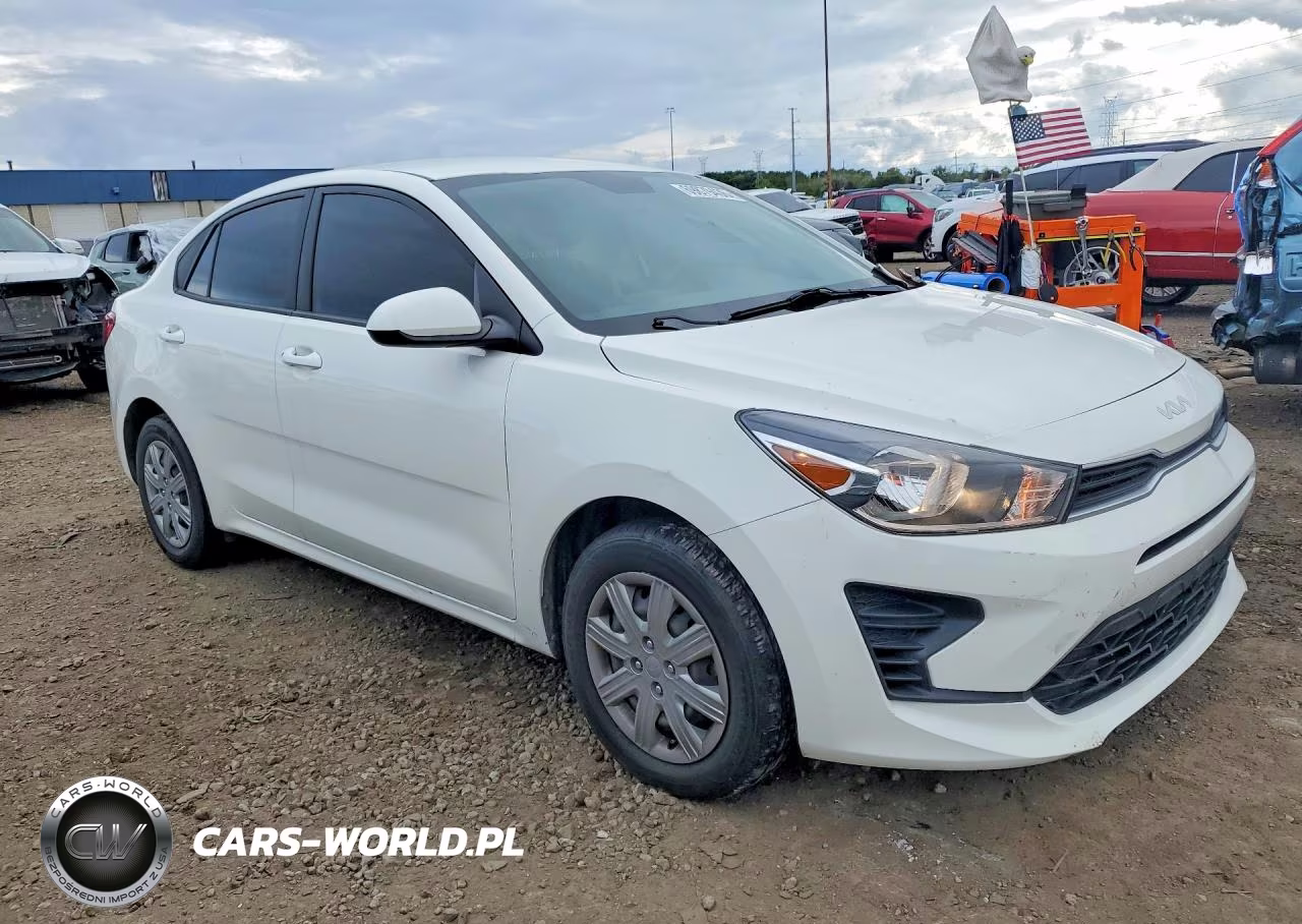 2022 Kia Rio Lx VIN:3KPA24AD8NE438125 - 4