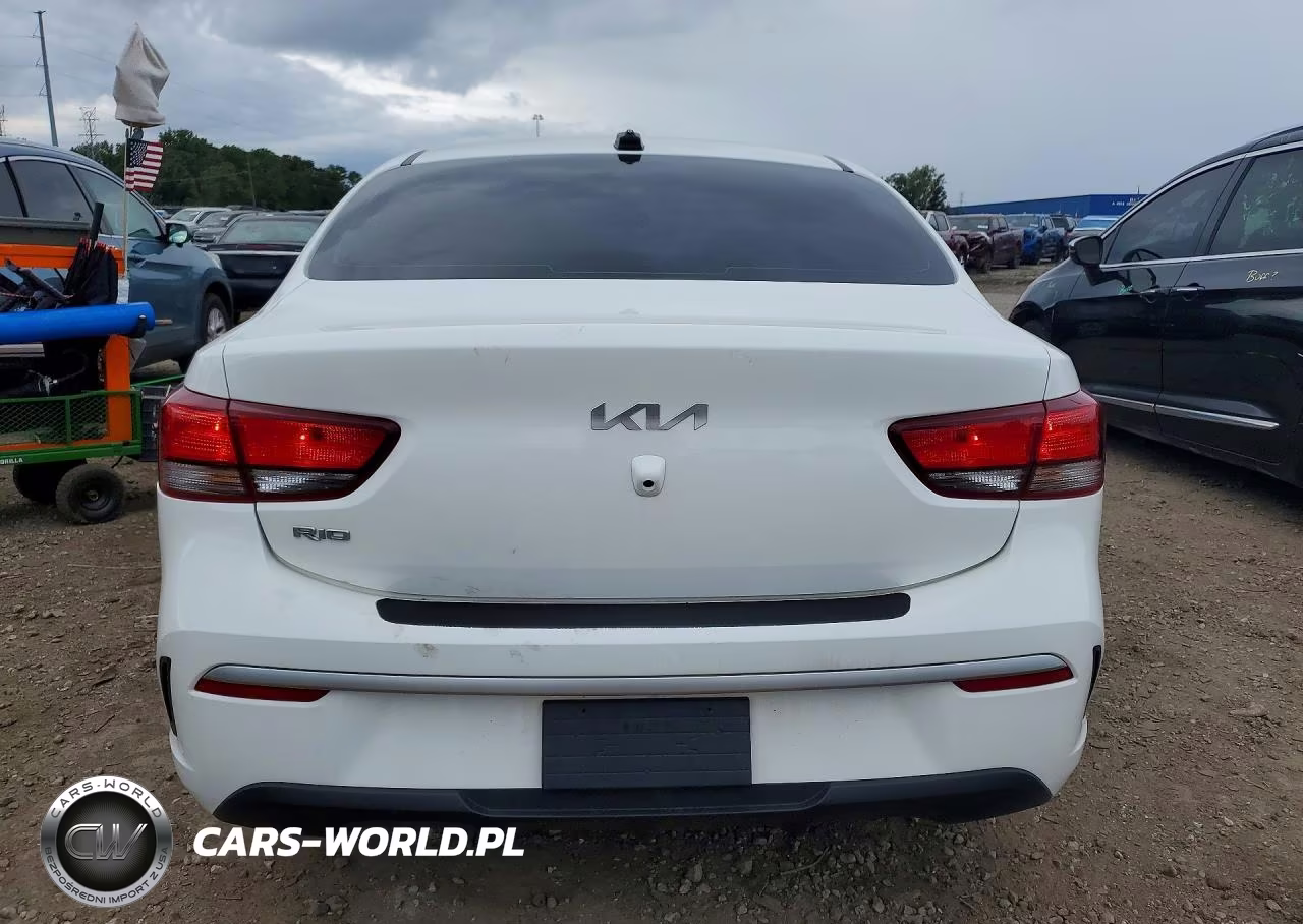 2022 Kia Rio Lx VIN:3KPA24AD8NE438125 - 6