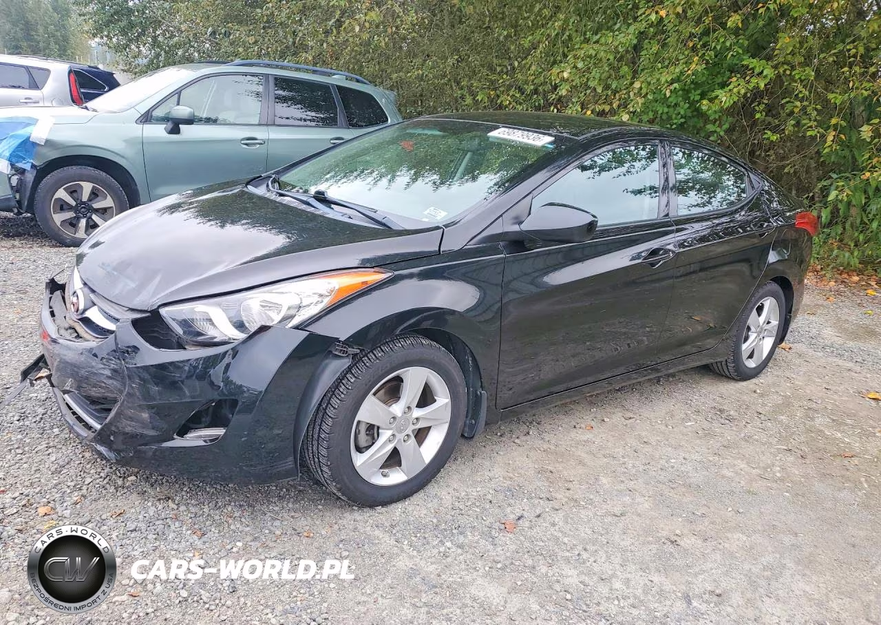 2013 Hyundai Elantra Gls VIN:KMHDH4AE6DU811114 - 1