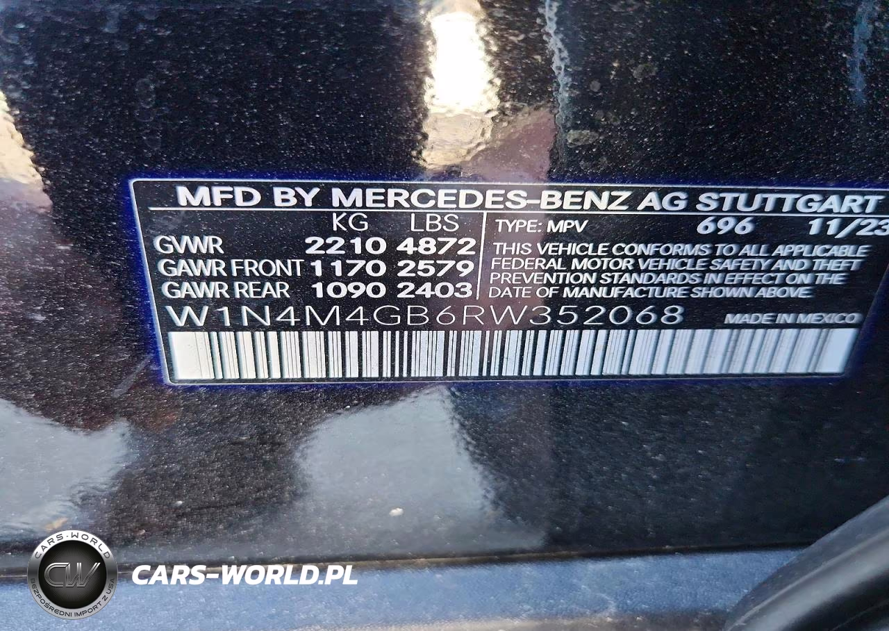 2024 Mercedes-Benz Glb 250 VIN:W1N4M4GB6RW352068 - 13