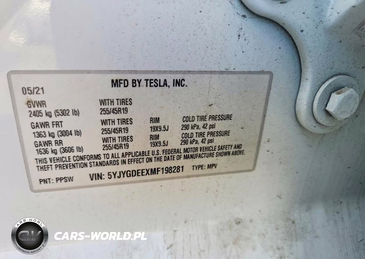 2021 Tesla Model Y VIN:5YJYGDEEXMF198281 - 13