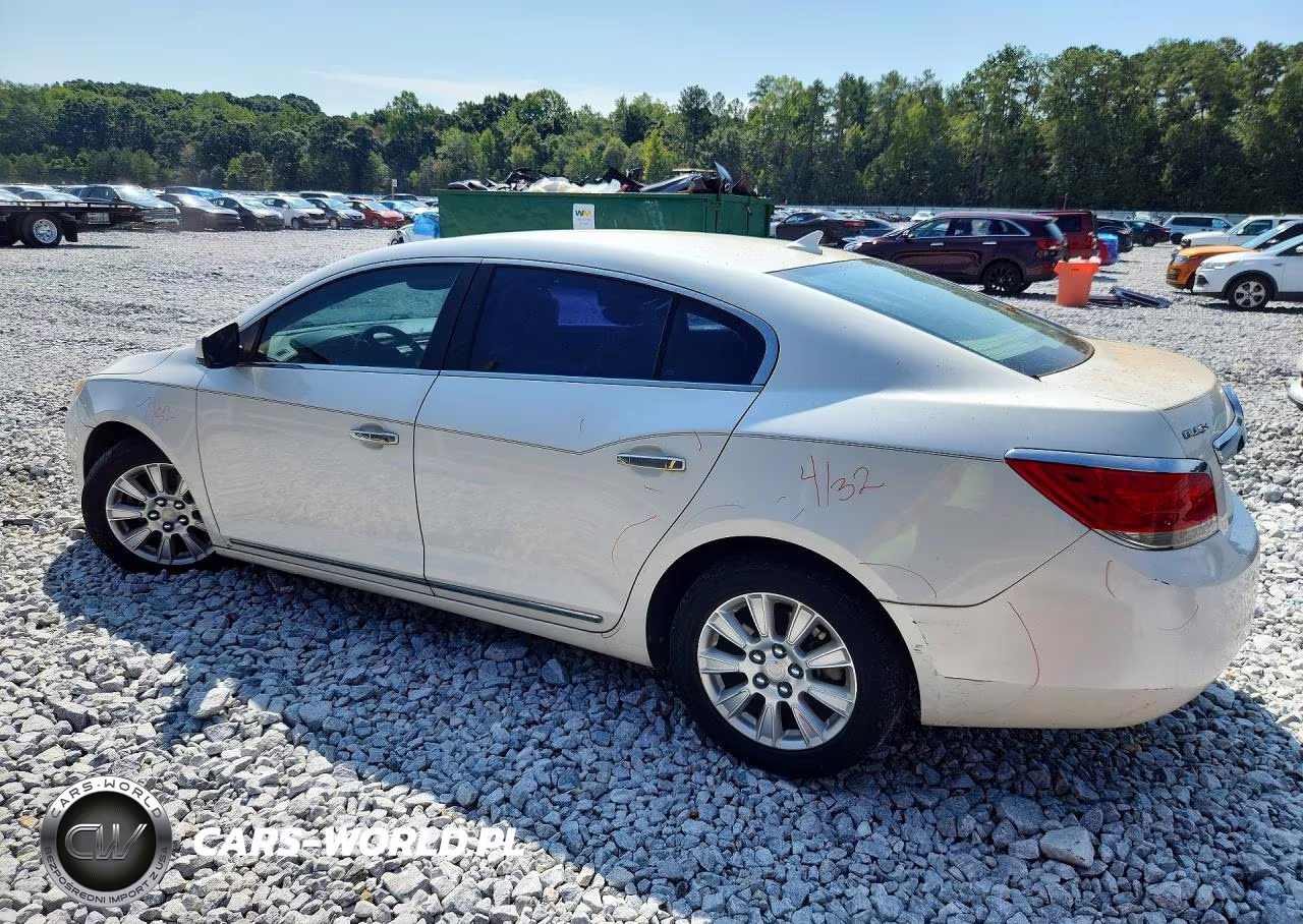 2010 Buick Lacrosse Cx VIN:1G4GB5GG6AF197422 - 2