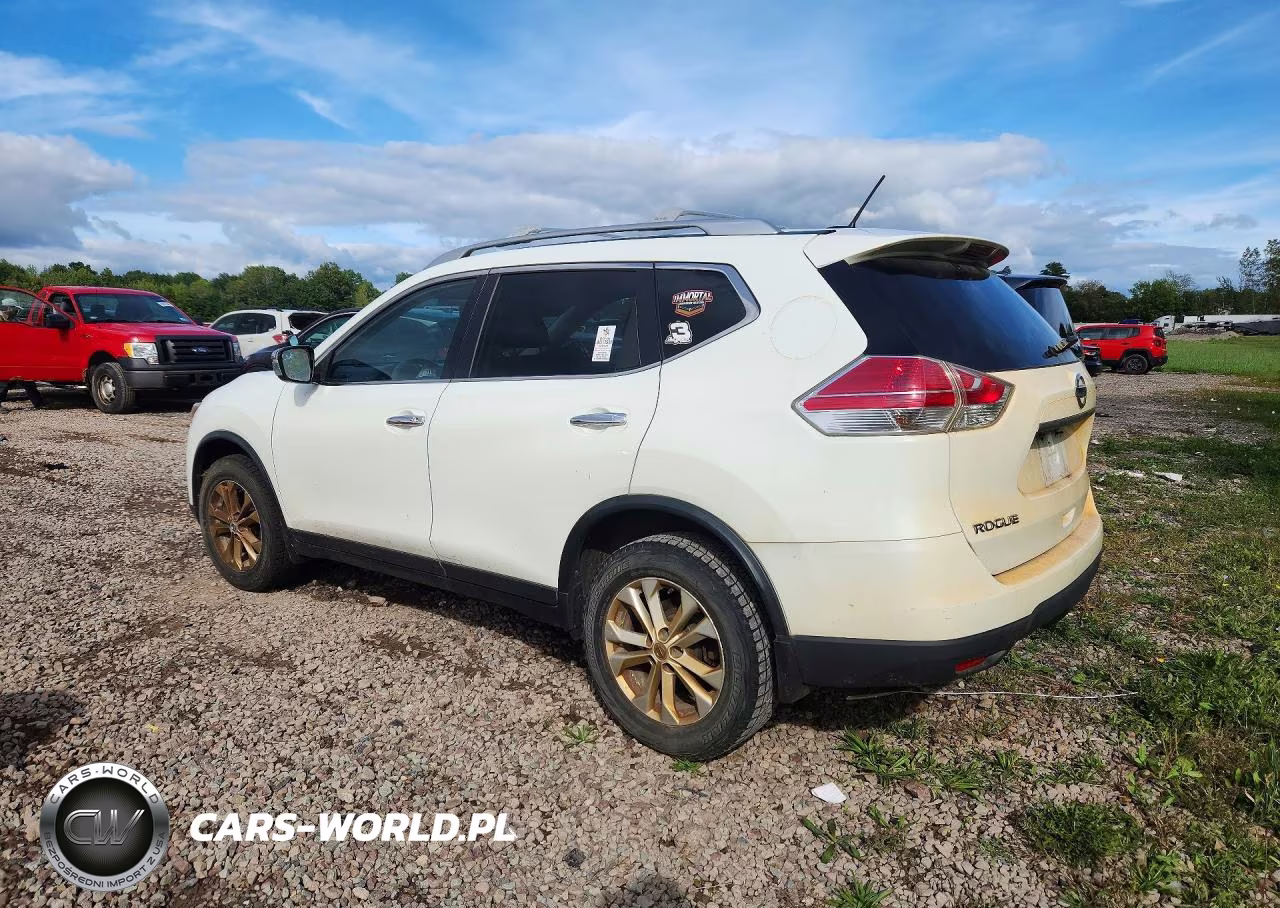 2015 Nissan Rogue Sv VIN:KNMAT2MV0FP567144 - 2