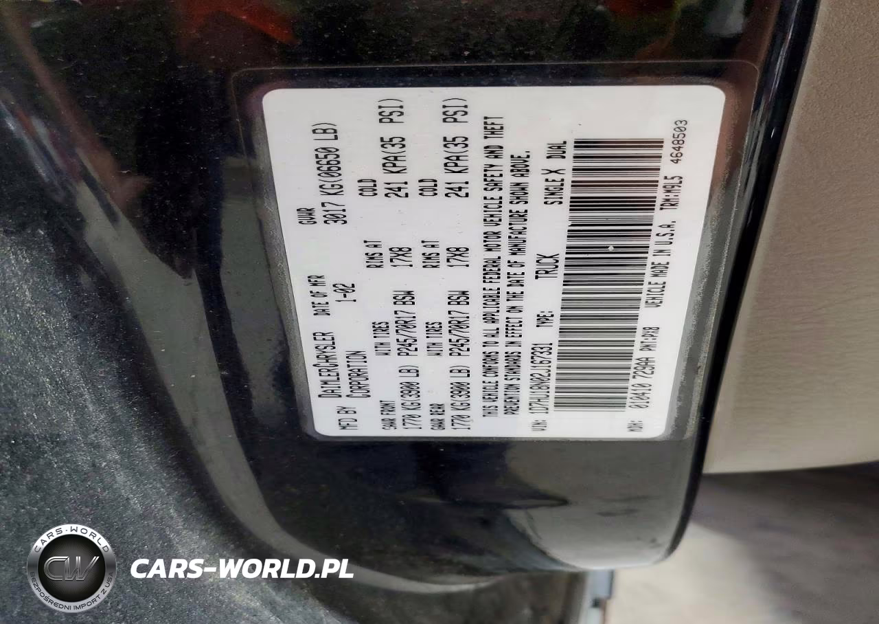 2002 Dodge Ram 1500 VIN:1D7HU18N02J167331 - 12