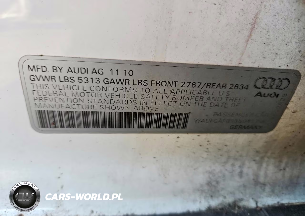 2011 Audi A6 Premium Plus VIN:WAUFGAFB5BN041358 - 12