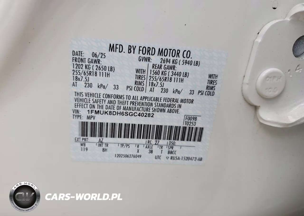 2025 Ford Explorer Active VIN:1FMUK8DH6SGC40282 - 13