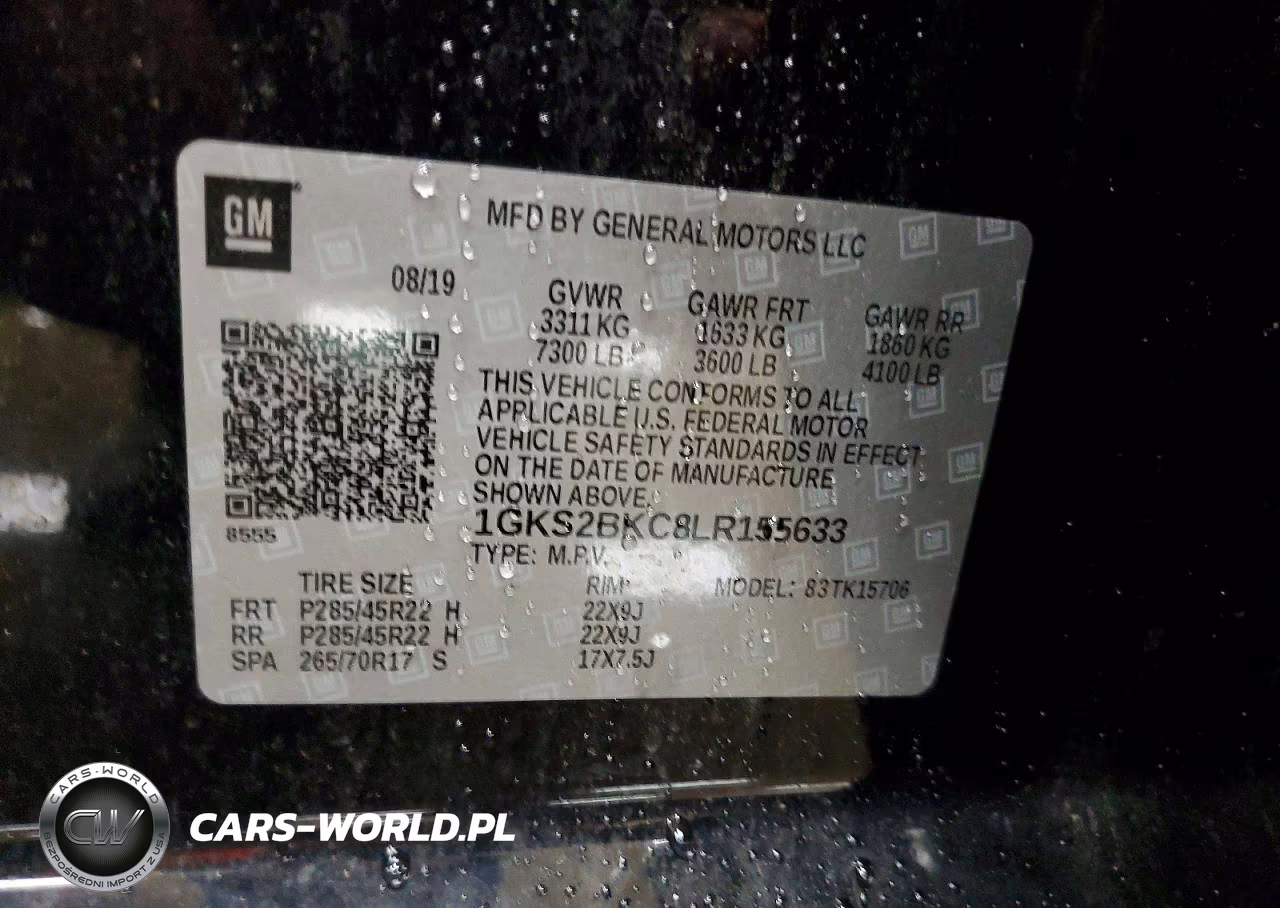 2020 GMC Yukon Slt VIN:1GKS2BKC8LR155633 - 14