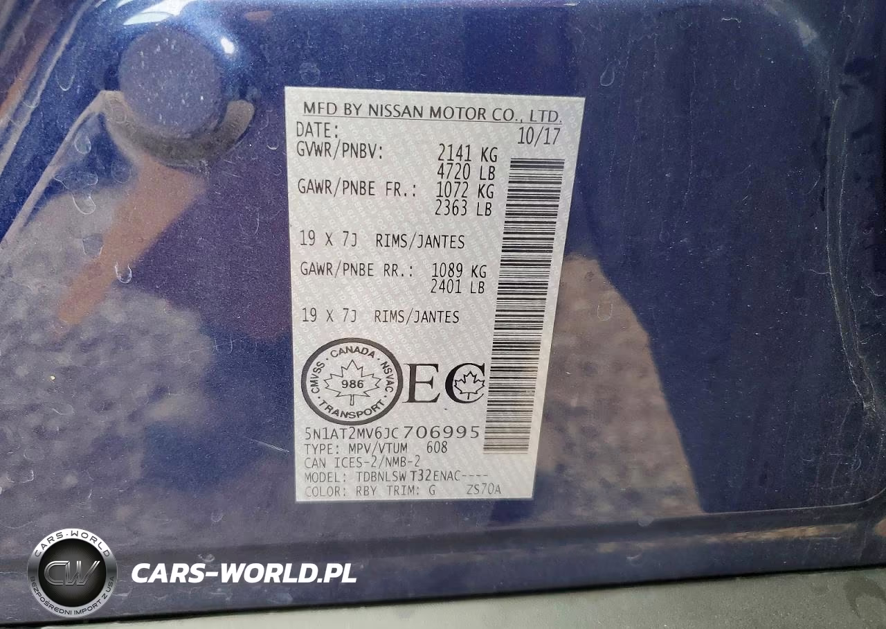 2018 Nissan Rogue S VIN:5N1AT2MV6JC706995 - 14