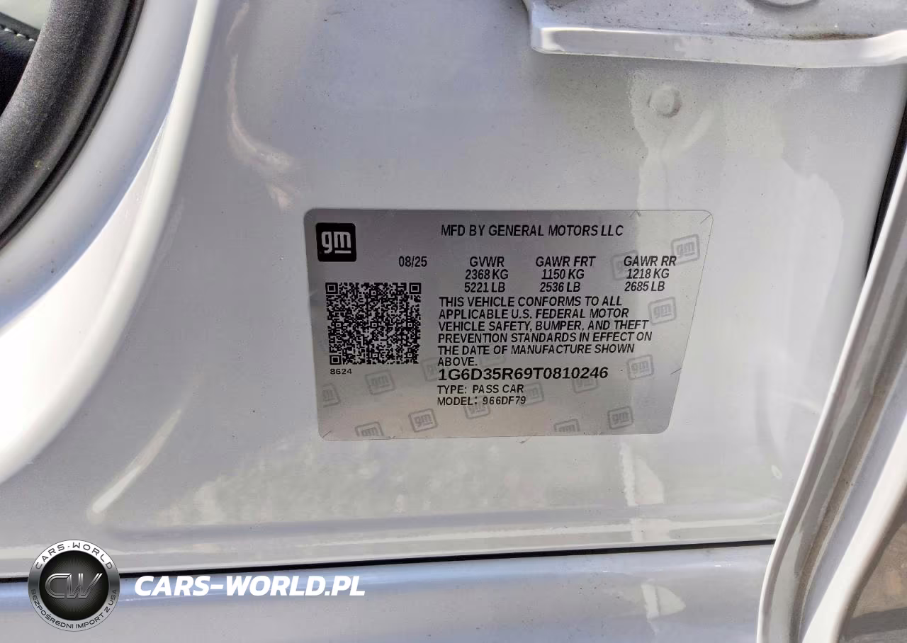 2026 Cadillac Ct5-V Blackwing VIN:1G6D35R69T0810246 - 12