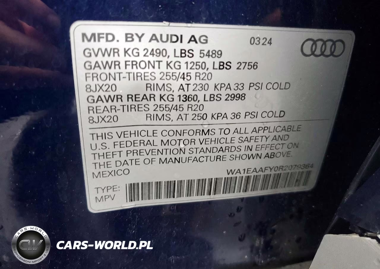 2024 Audi Q5 Premium Plus 45 VIN:WA1EAAFY0R2079364 - 12