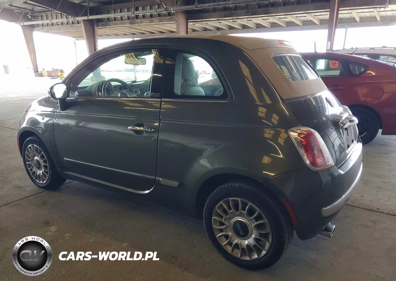 2015 Fiat 500 Lounge VIN:3C3CFFERXFT616066 - 2