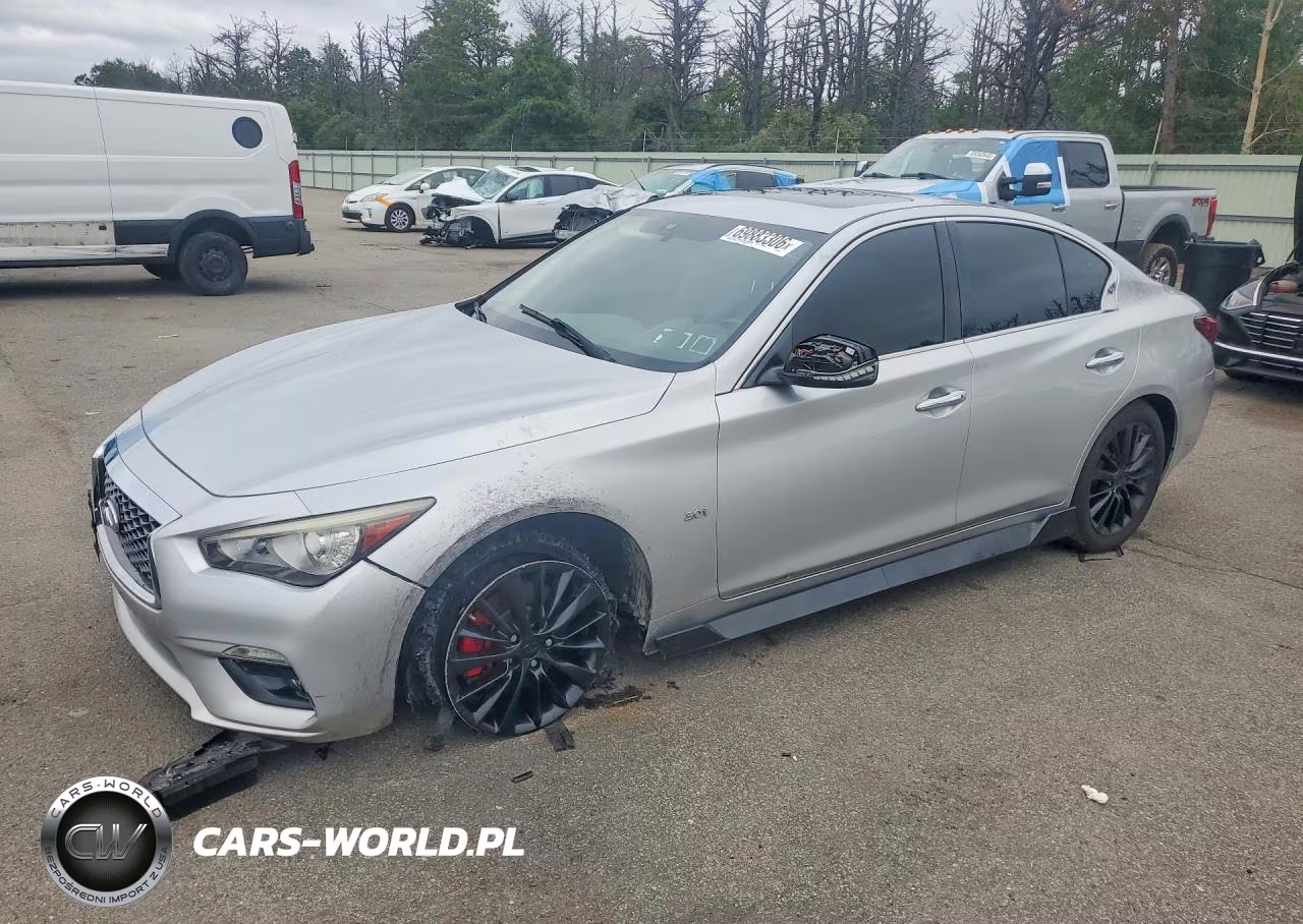 2018 Infiniti Q50 3.0T Luxe VIN:JN1EV7AR8JM444964 - 1