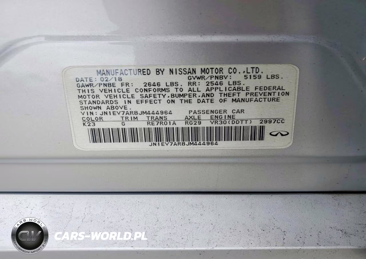2018 Infiniti Q50 3.0T Luxe VIN:JN1EV7AR8JM444964 - 12
