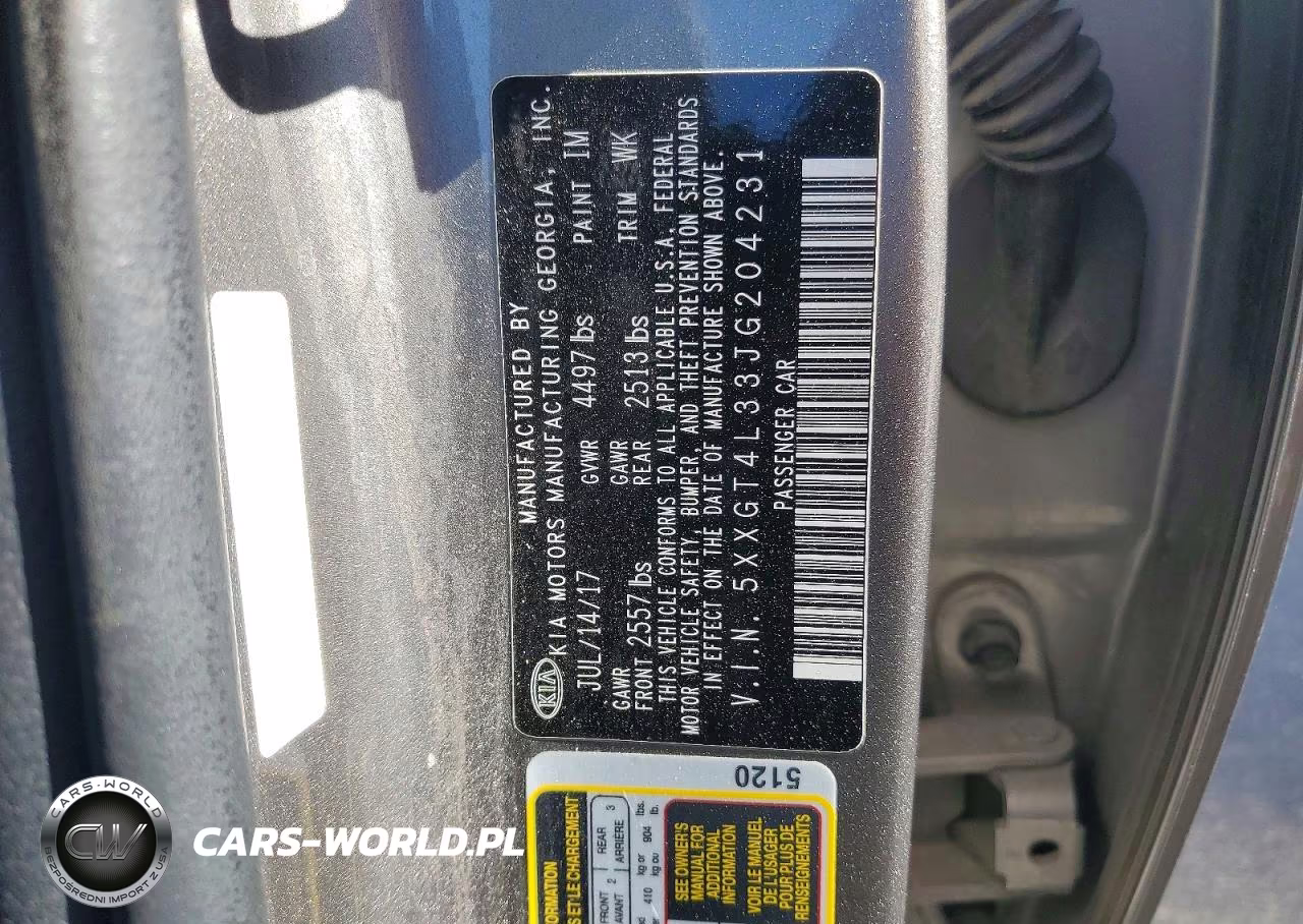 2018 Kia Optima Lx VIN:5XXGT4L33JG204231 - 12