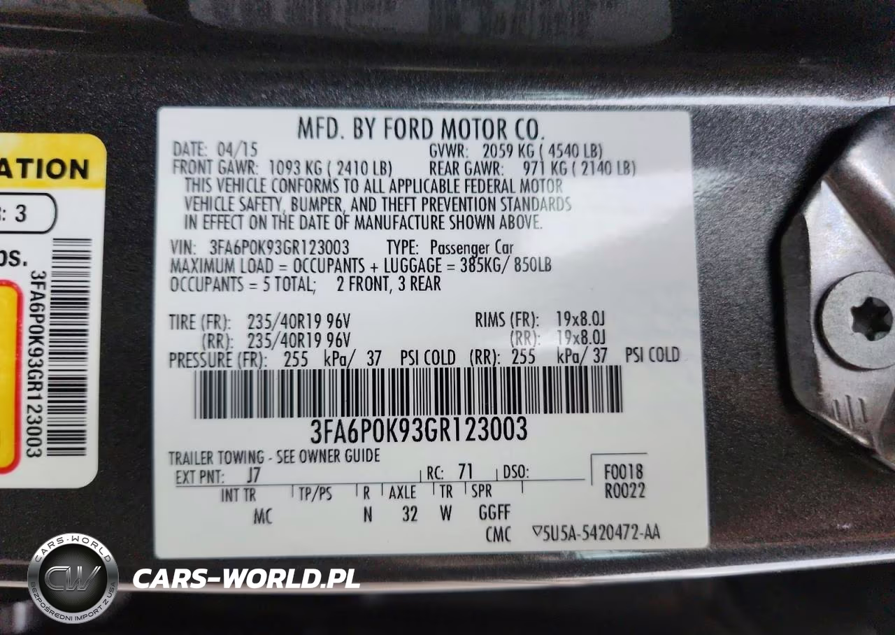 2016 Ford Fusion Titanium VIN:3FA6P0K93GR123003 - 12