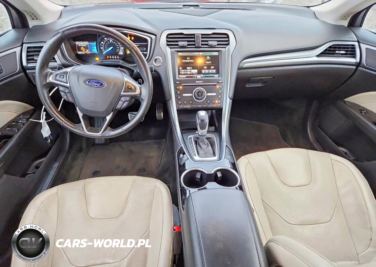 2016 Ford Fusion Titanium VIN:3FA6P0K93GR123003 - 8