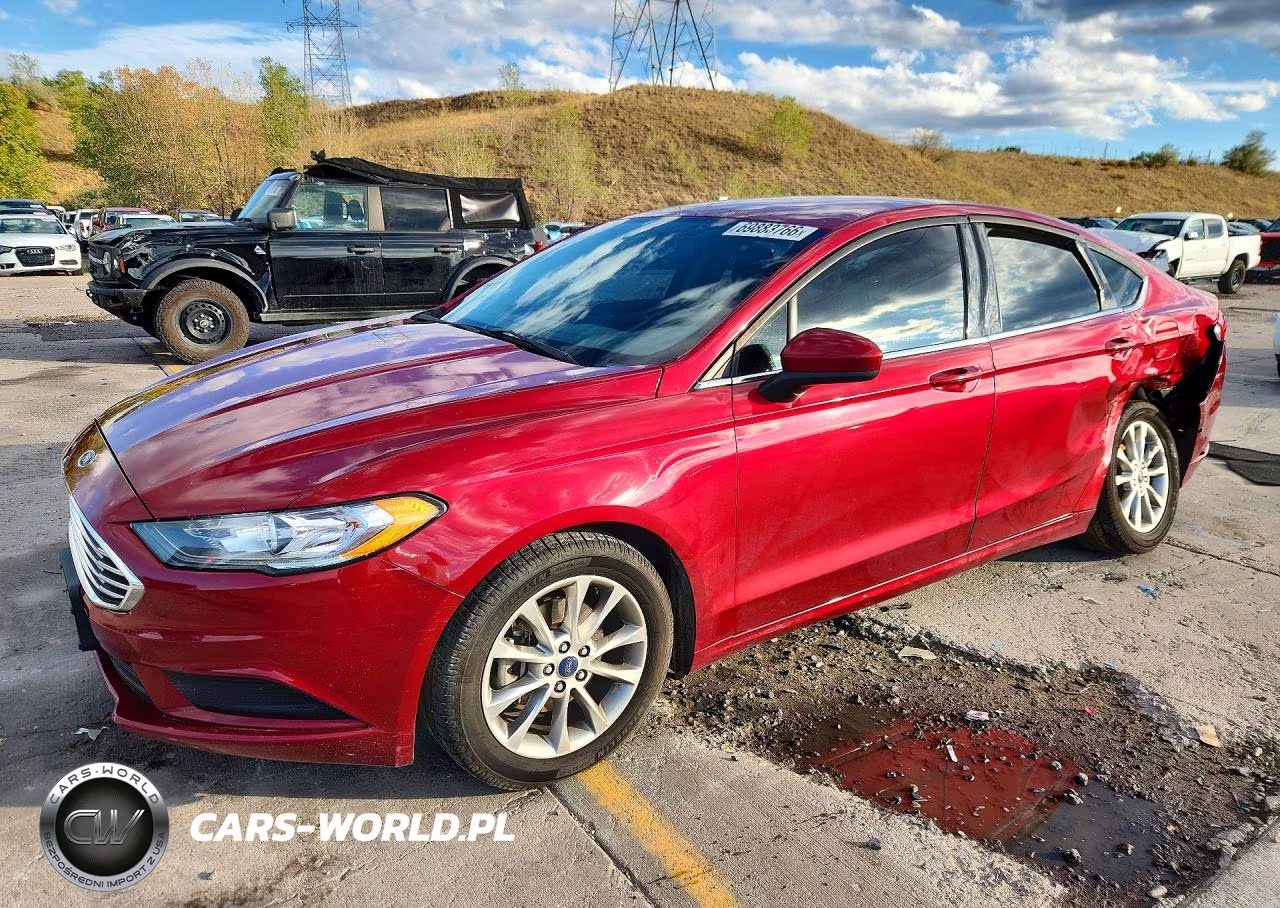 2017 Ford Fusion Se VIN:3FA6P0HD1HR200853 - 1