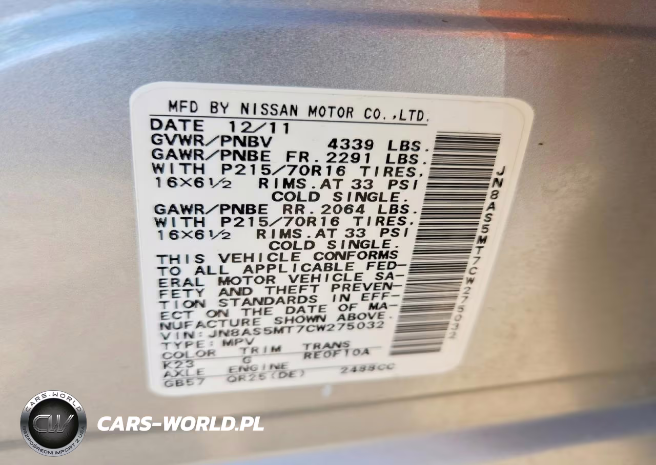 2012 Nissan Rogue S VIN:JN8AS5MT7CW275032 - 13
