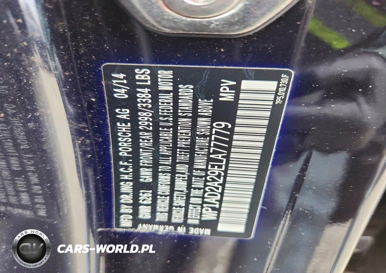 2014 Porsche Cayenne Gts VIN:WP1AD2A29ELA77779 - 13