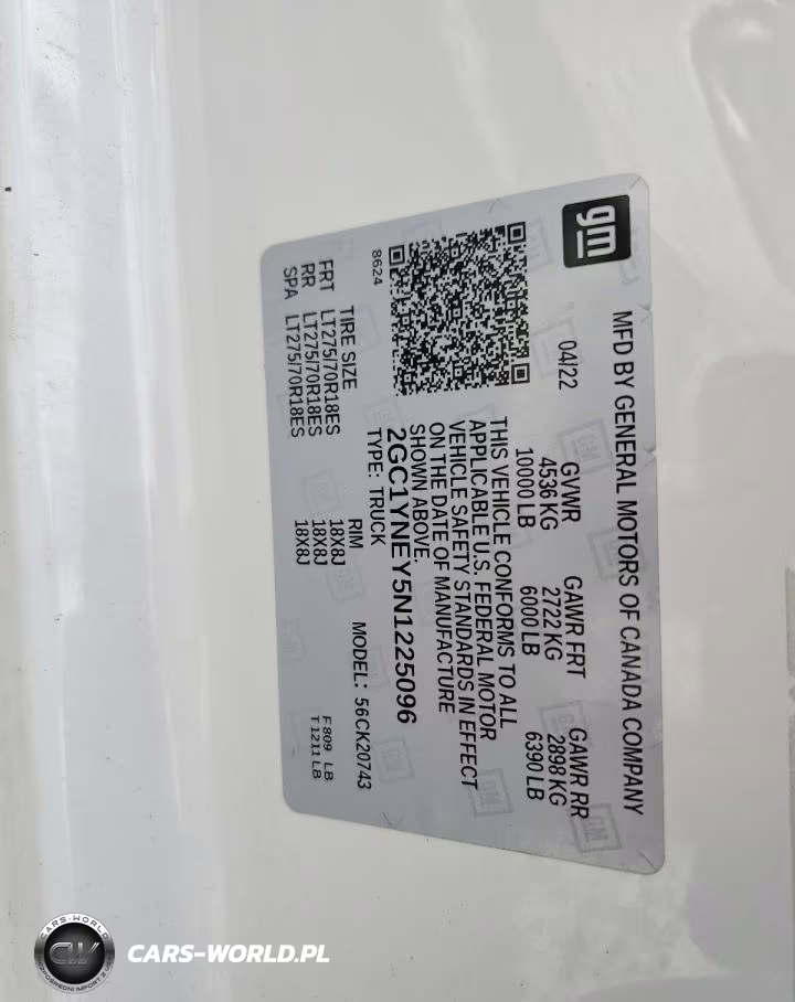 2022 Chevrolet Silverado K2500 Heavy Duty Lt VIN:2GC1YNEY5N1225096 - 12