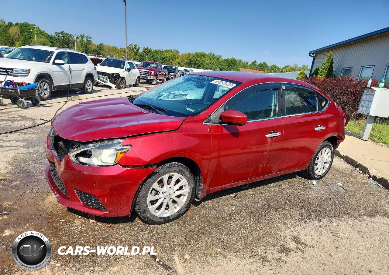 2019 Nissan Sentra Sv VIN:3N1AB7AP5KY328173 - 1