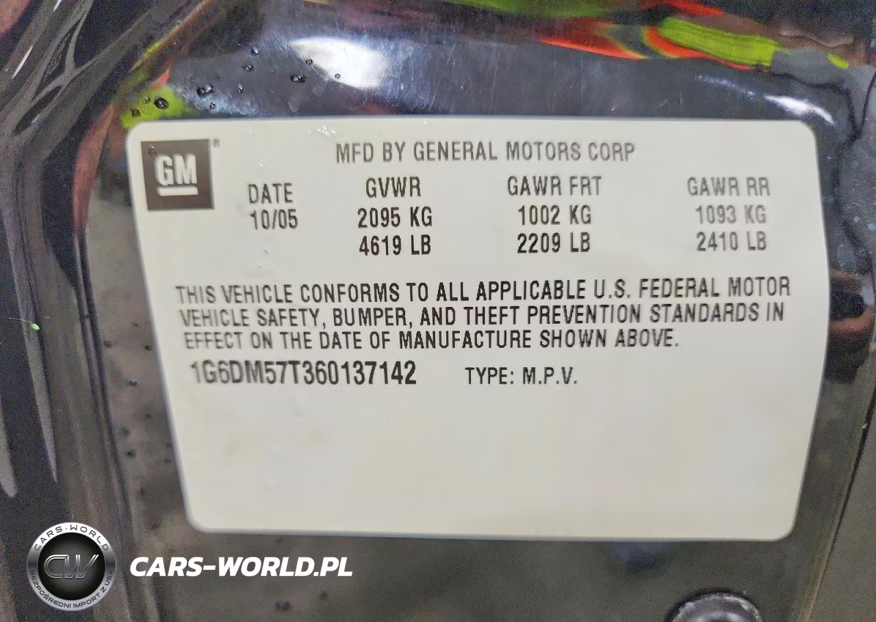 2006 Cadillac Cts VIN:1G6DM57T360137142 - 12