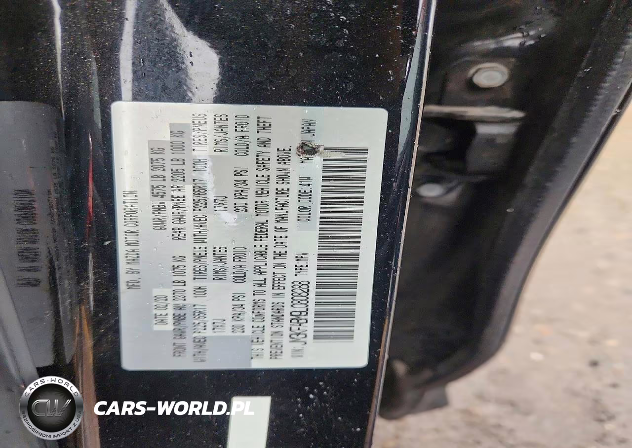 2020 Mazda Cx-5 Sport VIN:JM3KFABM9L0808288 - 13
