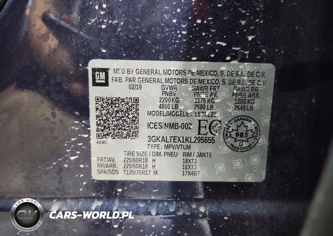 2019 GMC Terrain Sle VIN:3GKALTEX1KL295655 - 13