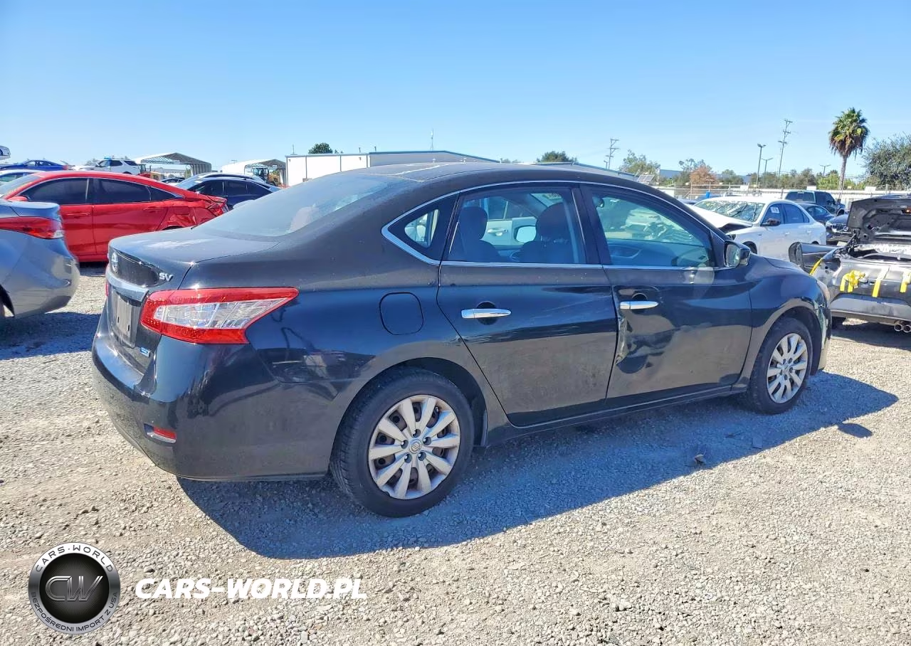2014 Nissan Sentra Sv VIN:1N4AB7AP2EN850456 - 3