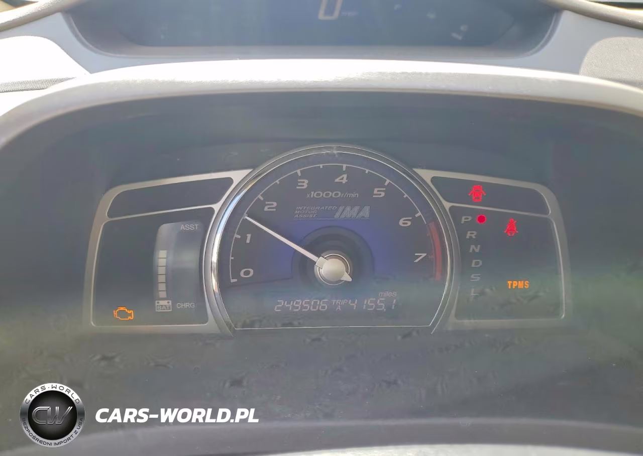 2008 Honda Civic Hybrid VIN:JHMFA36238S000719 - 9