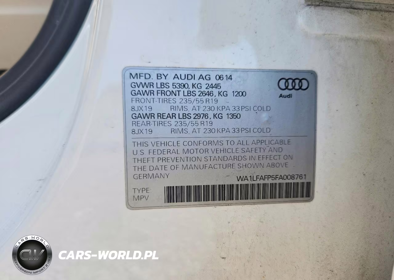 2015 Audi Q5 Premium Plus VIN:WA1LFAFP5FA008761 - 14