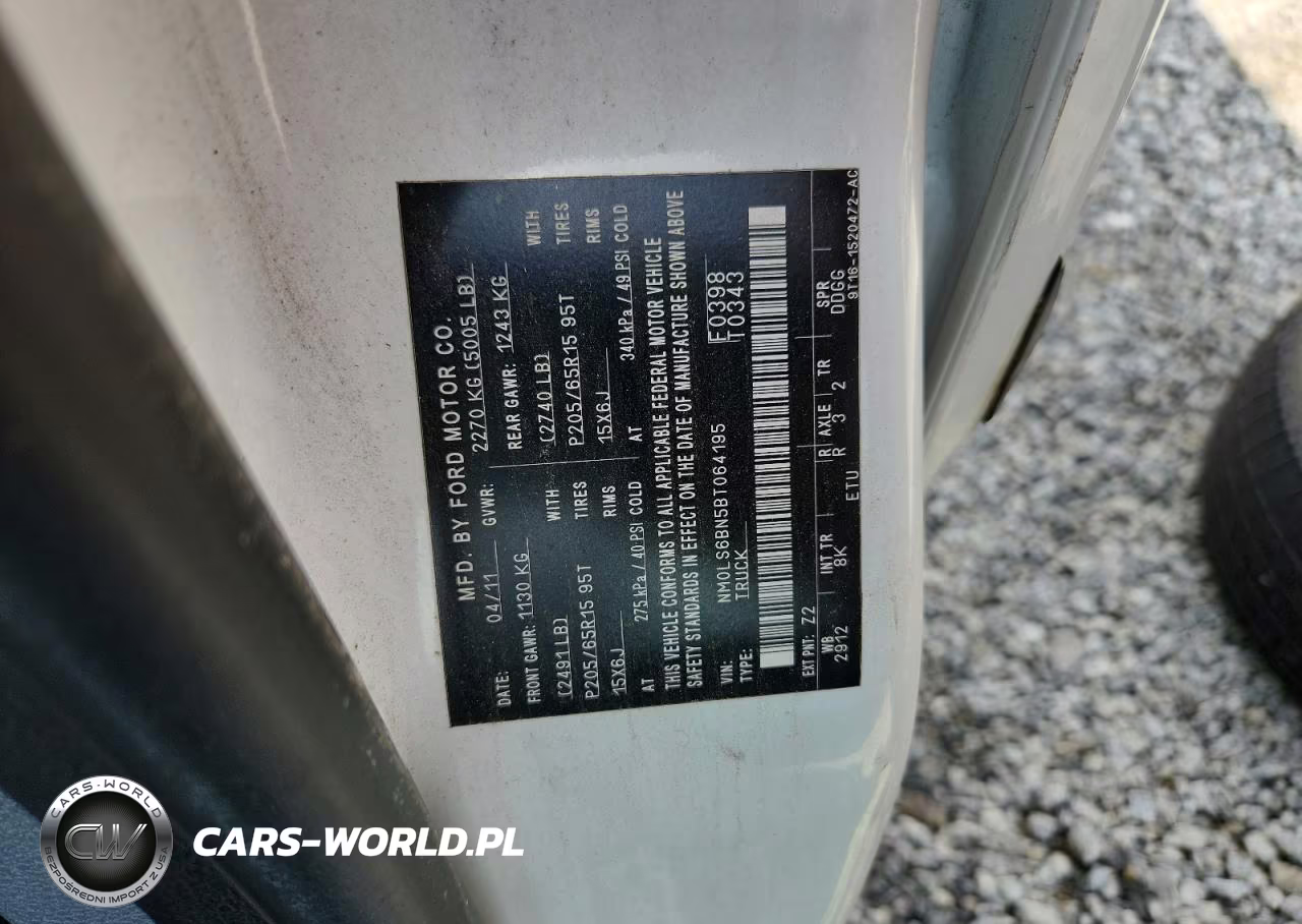 2011 Ford Transit Connect Xlt VIN:NM0LS6BN5BT064195 - 13