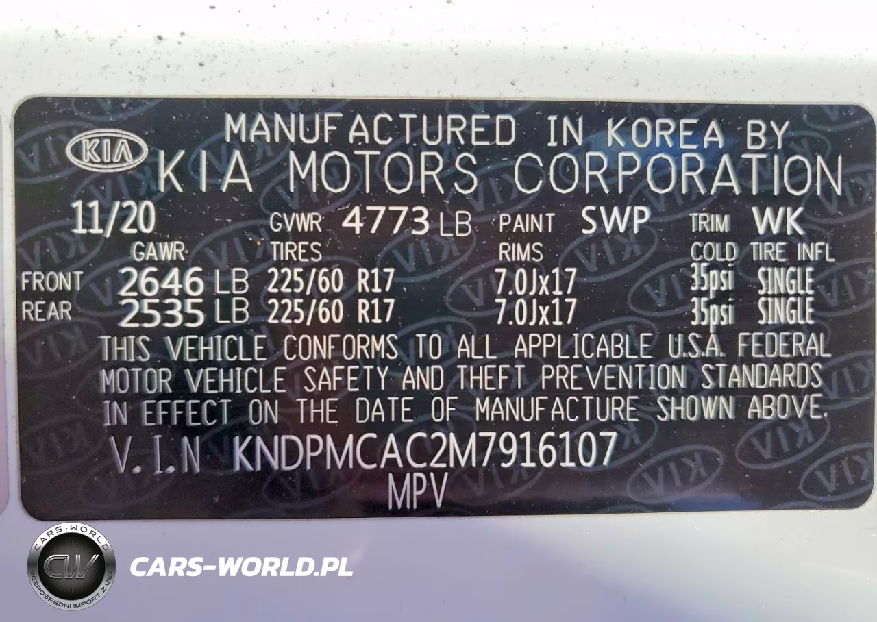 2021 Kia Sportage Lx VIN:KNDPMCAC2M7916107 - 13