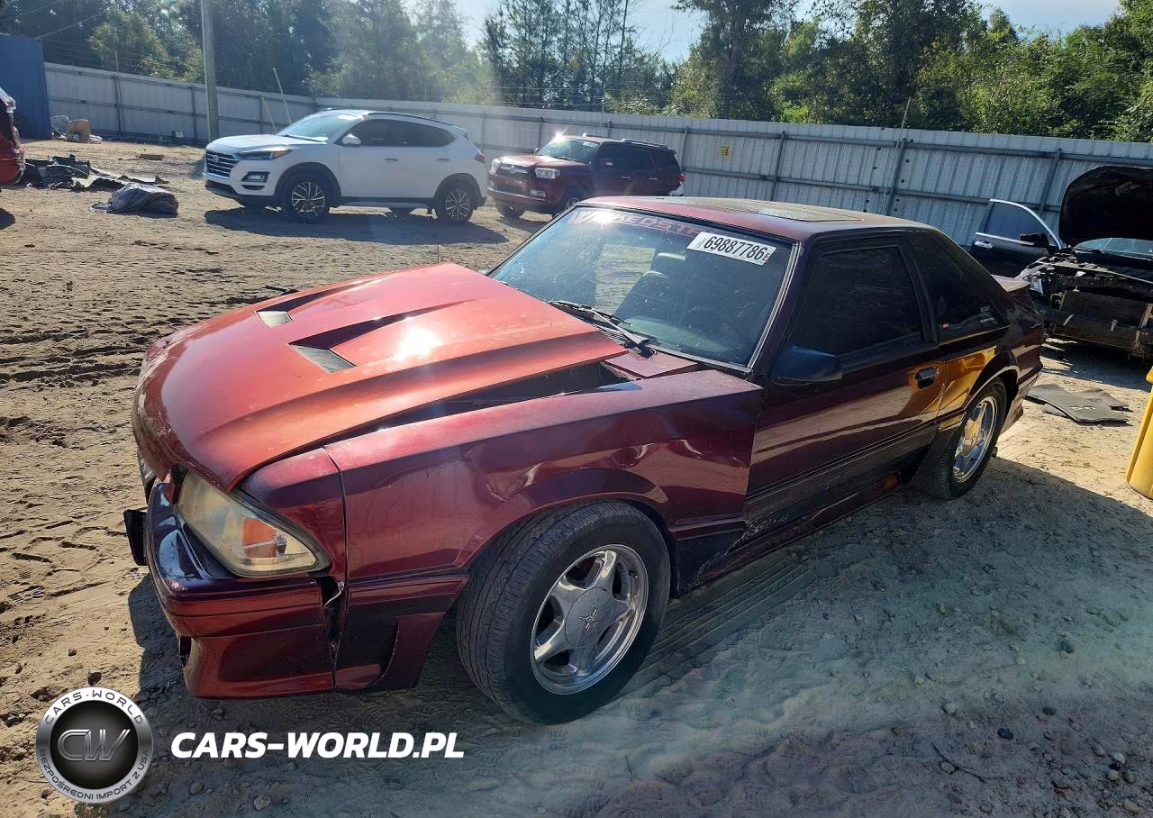 1992 Ford Mustang Gt VIN:1FACP42E6NF147846 - 1
