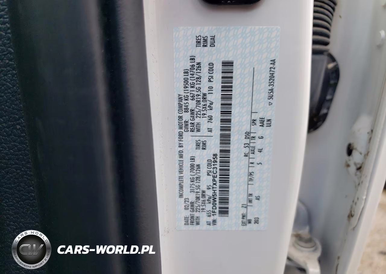 2023 Ford F550 Super Duty Super Duty VIN:1FD0W5HTXPEC31958 - 13