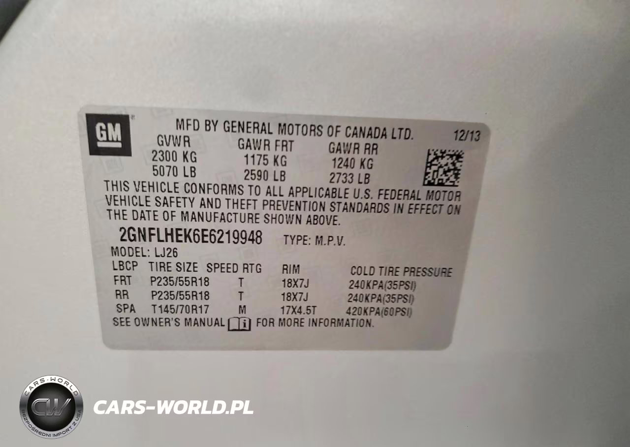 2014 Chevrolet Equinox Ltz VIN:2GNFLHEK6E6219948 - 13