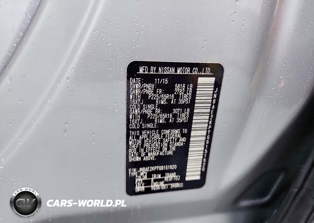 2016 Nissan Quest 3.5 Sv VIN:JN8AE2KP7G9151620 - 13