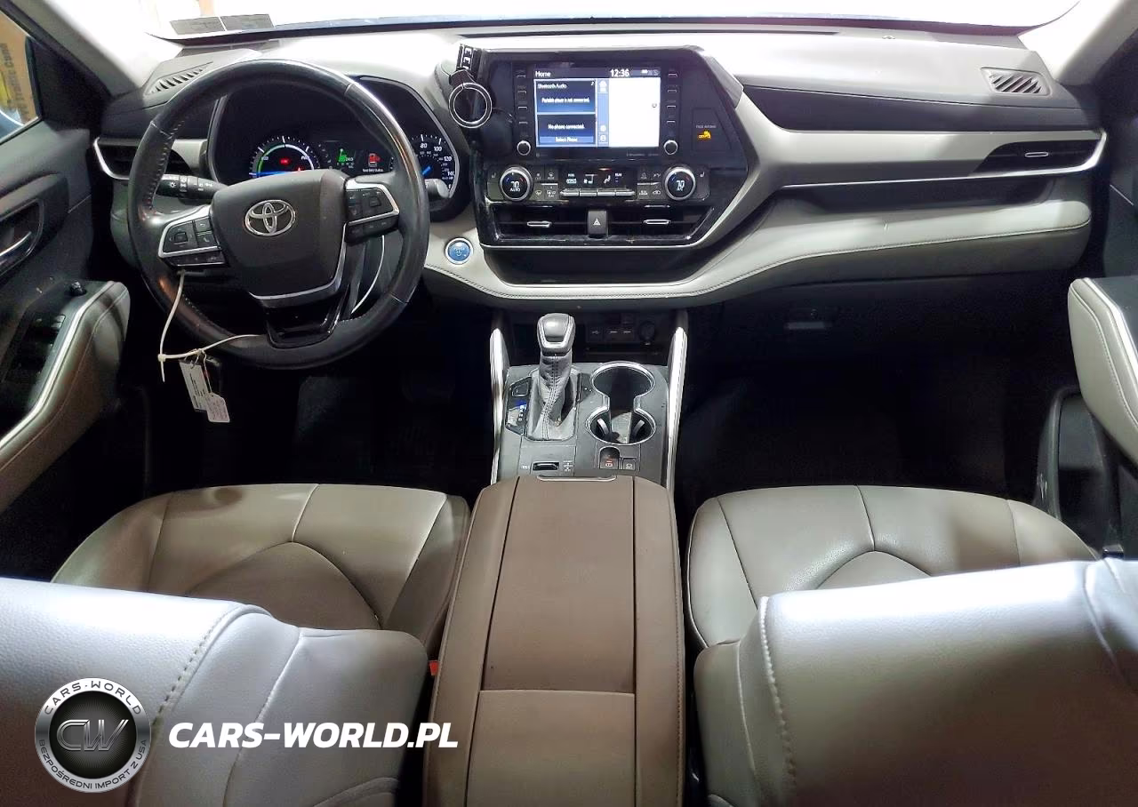 2020 Toyota Highlander Hybrid Xle VIN:5TDHBRCH5LS503124 - 8