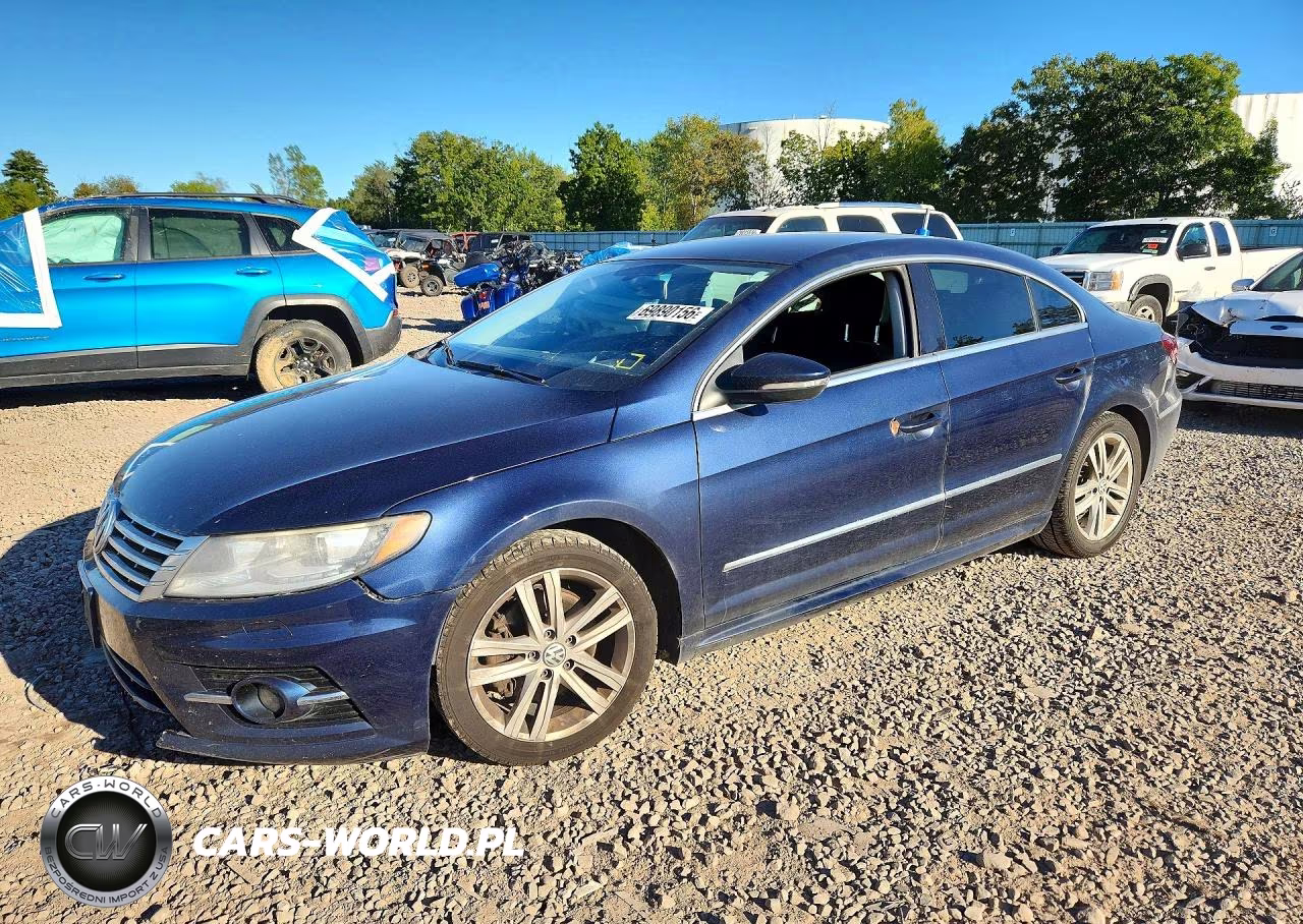 2013 Volkswagen Cc Sport VIN:WVWBP7AN4DE556389 - 1