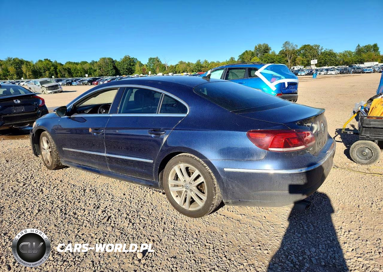 2013 Volkswagen Cc Sport VIN:WVWBP7AN4DE556389 - 2
