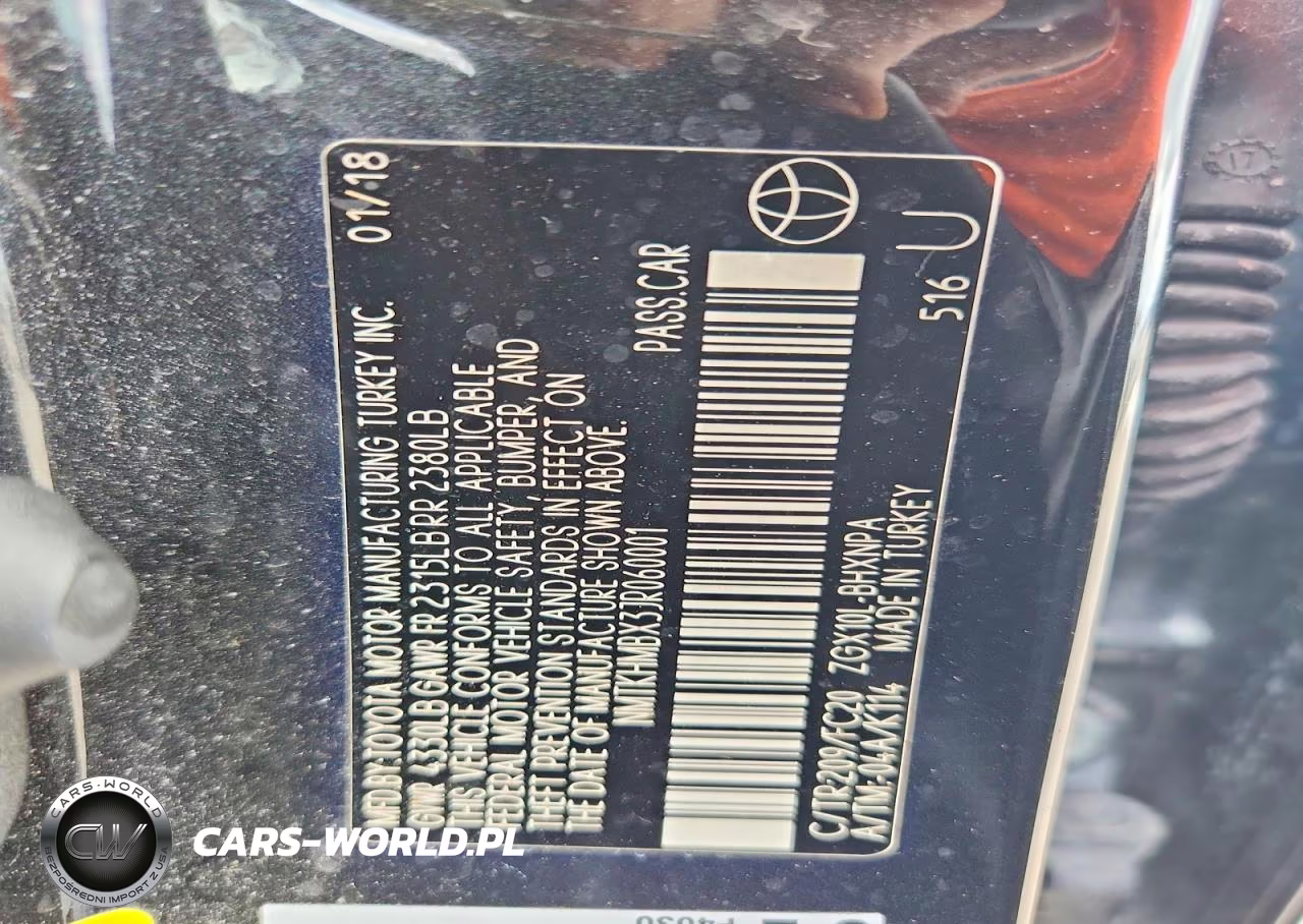 2018 Toyota C-Hr Xle VIN:NMTKHMBX3JR060001 - 14