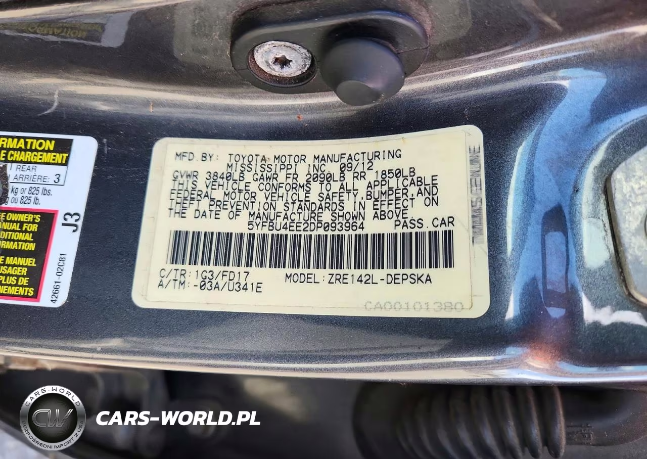 2013 Toyota Corolla S VIN:5YFBU4EE2DP093964 - 12